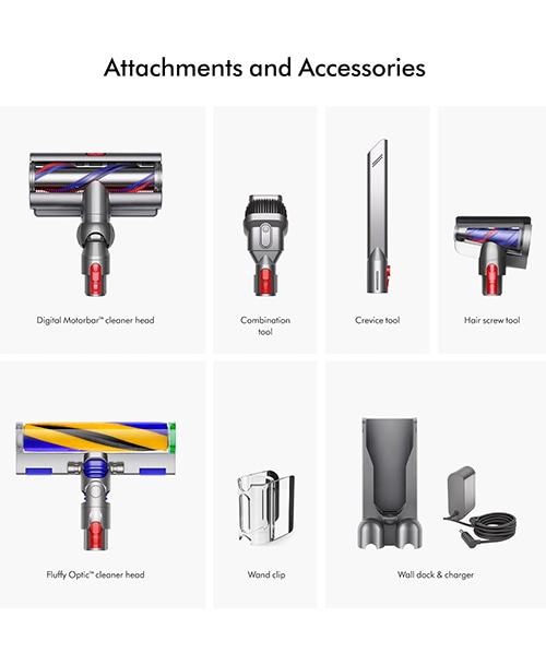 Dyson V15 Detect Cordless Vacuum Cleaner Yellow/Nickel — yellow