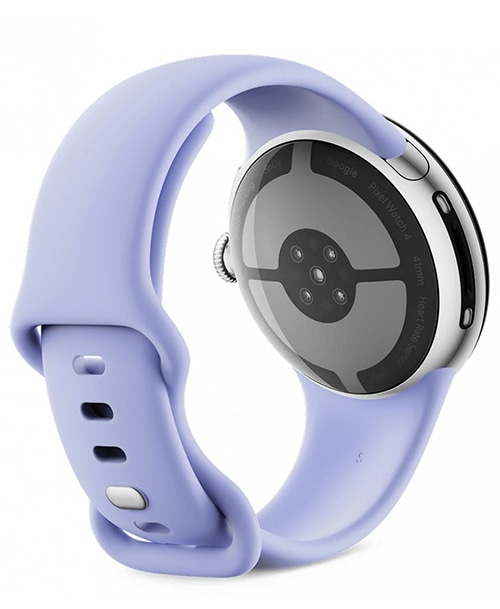 Google Pixel Watch 4 41мм LTE Polished Silver/Iris (Серебряные/Фиолетовые) — purple