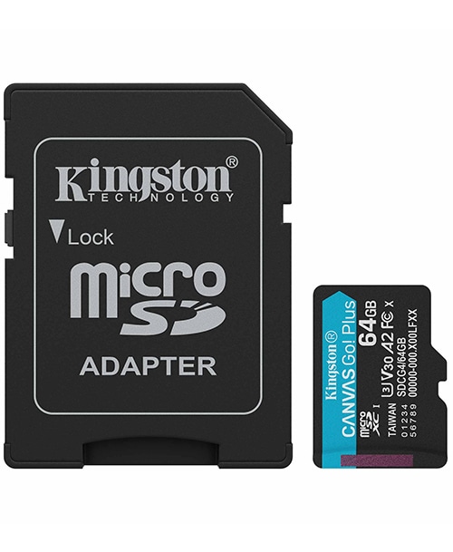 Kingston 512Gb microSDXC Canvas Go Plus 170MB/s Read UHS-I, C10, U3, V30, A2/A1 Memory Card (SDCG3/512Gb)