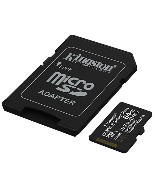 Kingston 256Gb microSDXC Canvas Select Plus 100MB/s Read A1 Class 10 UHS-I Memory Card (SDCS2/256Gb)