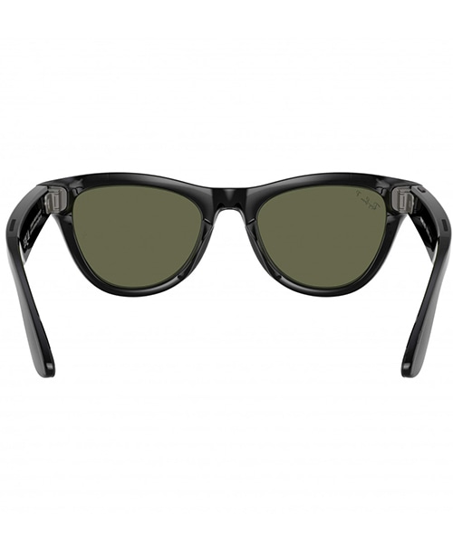 Ray-Ban Meta Skyler (Gen 1) (глянцева черная оправа, линзы зелёные G-15) 150-50 — shiny-black-green