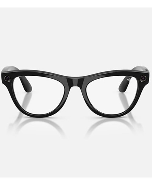 Ray-Ban Meta Skyler (Gen 2) Transitions (глянцева черная оправа, прозрачные линзы с автозатемнением в зеленые) 150-52 — shiny-black-trans-green