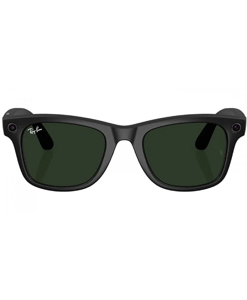 Ray-Ban Wayfarer (Gen 1) Transitions (матовая черная оправа, линзы серые - зеленый фотохром) 150-50 — matte-black-trans-green