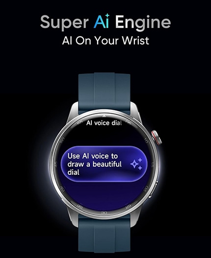 Realme Watch S2 Ocean Silver (Синие) 34мм Bluetooth — blue