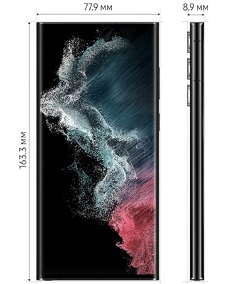 Samsung Galaxy S22 Ultra 5G (РЕФ) 12Gb/256Gb Phantom Black (Чёрный Фантом) — black