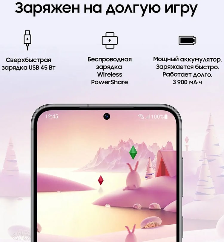 Samsung Galaxy S23 5G (РЕФ) 8Gb/256Gb Lavender (Лавандовый)