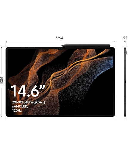 Samsung Galaxy Tab S8 Ultra 8Gb/128Gb Wi-Fi Graphite (Графитовый серый) — grey