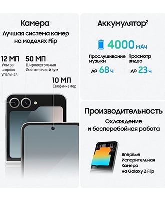 Samsung Galaxy Z Flip6 12Gb/256Gb White (Белый) — white