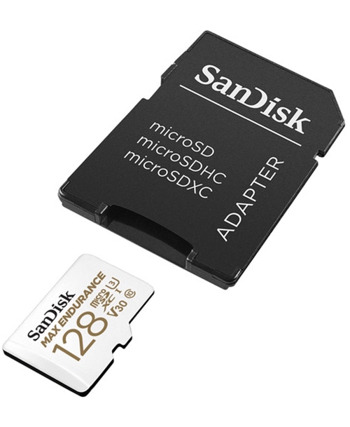 SanDisk 128GB MAX ENDURANCE UHS-I microSDXC Memory Card with SD Adapter (SDSQQVR-128G-AN6IA)