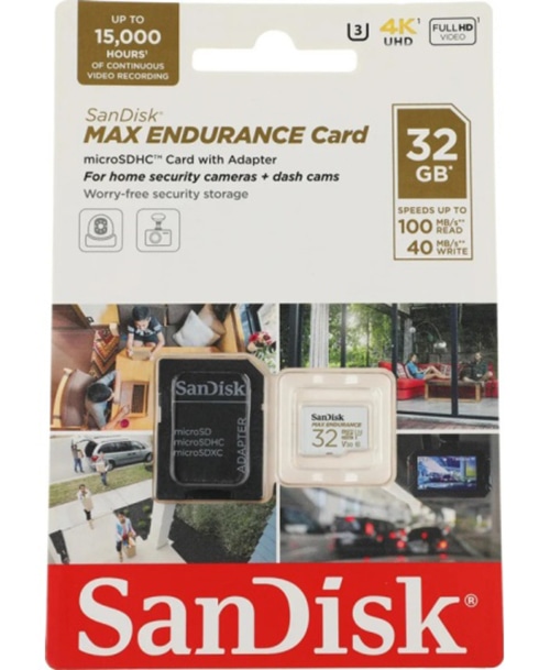 SanDisk 128GB MAX ENDURANCE UHS-I microSDXC Memory Card with SD Adapter (SDSQQVR-128G-AN6IA)