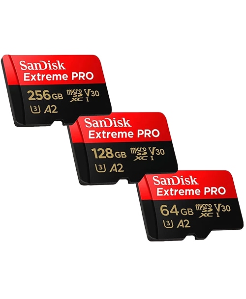 SanDisk MicroSD Extreme Pro V30 A2 U3 4K R200/W90 SDSQUAB-064G-GN6MA